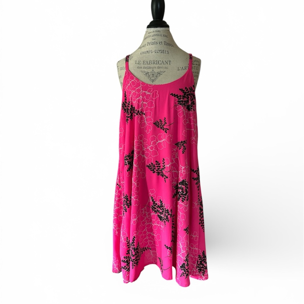 Kauluae Floral Pink Midi Dress